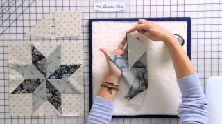 How to Sew a Basic YSeam in a Quilt Block by Edyta Sitar of Laundry Basket Quilts [upl. by Doretta844]