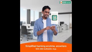 IDBI Bank  Go Mobile App [upl. by Nodnahs734]