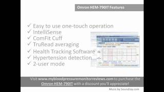 Omron HEM790IT Review  Automatic Blood Pressure Monitor [upl. by Ulphiah609]