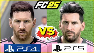 FC 25  PS4 vs PS5 Gameplay amp Graphics Comparison [upl. by Blackwell]