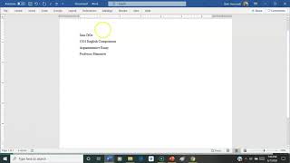 Formatting Your MS Word Document [upl. by Call]