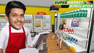 STARTING MY NEW SHOP ▶ SUPERMARKET SIMULATOR 1 [upl. by Annahvas]