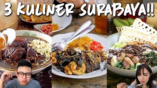 3 Kuliner Surabaya Yang Harus Dicoba  Semua Enak Banget [upl. by Safier]