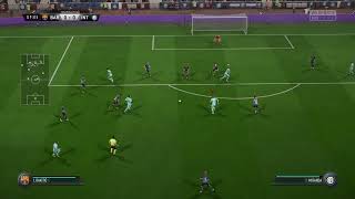 Пушка страшная  Barcelona vs Inter goal Rakitic  FIFA 18 [upl. by Mirella725]