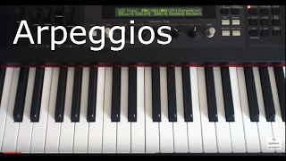 Easy Arpeggios for Piano Keyboard [upl. by Ennaeilsel]