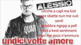 Alessio  Comme ce o dico o core  Testo [upl. by Orgel]