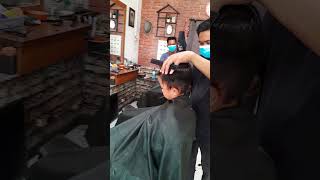 Abang ali potong rambut cute cutebaby ameena dul [upl. by Chew]