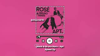 ROSÉ amp BRUNO MARS  APT SPEED UProsesarerosie [upl. by Kciregor100]