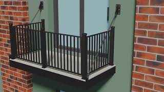 Wahoo Complete Prefabricated Balcony System [upl. by Clarisse729]