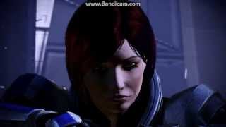 Mass Effect 3 Citadel DLC Renegade Shepard vs clone Shepard Get off my ship [upl. by Yeldah480]