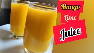 Mango Lime juice  Simple Malayalam Recipe  Kerala [upl. by Reckford]