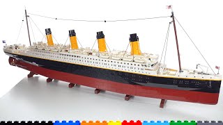 LEGO Creator Expert Titanic set 10294 review The piece count its over 9000 [upl. by Guyon]