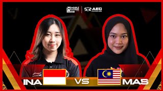 MLBB WOMEN  Indonesia vs Malaysia  PLAYOFF  IESF ASIA REGIONAL QUALIFIERS 2024  DAY 4 [upl. by Nor99]