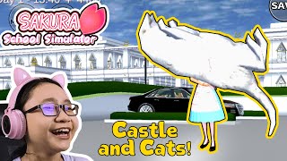 Sakura School Simulator Gameplay  Castle and Cats  Lets Play Sakura School Simulator [upl. by Ecarg]