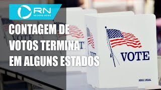 Eleições nos EUA contagem de votos termina em alguns estados [upl. by Freddy717]