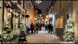 Quebec City during the Christmas and New Year holidays [upl. by Samanthia]