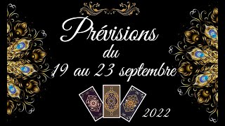 Prévisions du 19 au 23 septembre 2022 🔮 [upl. by Marci]