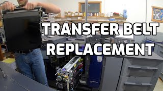 Rebuilding the Intermediate Transfer Unit on a Konica Minolta C3070 [upl. by Teloiv591]