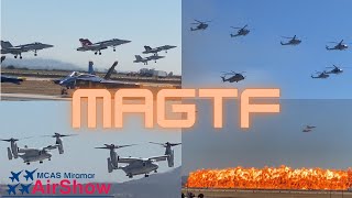 Miramar Airshow 2024 MAGTF DEMO [upl. by Einapets]