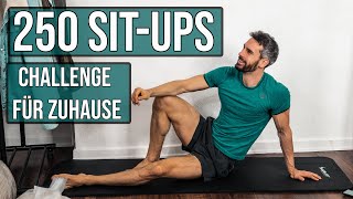 250 SitUps Challenge  Deutsch [upl. by Akere]