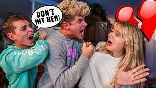 ABUSIVE FIANCE PRANK ON MY FAMILY THEY FIGHT BACK [upl. by Yraccaz940]