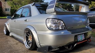 Bugeye WRX SLAMMED BAGGED [upl. by Matthei282]