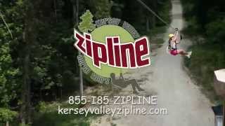 Kersey Valley Zipline TV Ad [upl. by Aiblis522]