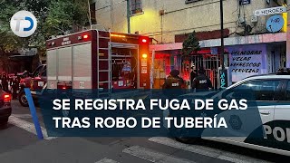 Robo de tubería provoca fuga de gas natural en la colonia Guerrero [upl. by Philina]