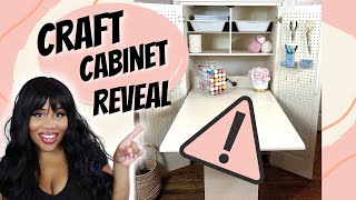 CRAFT CABINET TOUR┃DIY DREAM BOX┃STORAGE SOLUTIONS FOR SMALL SPACES [upl. by Radman579]