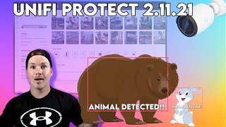 Unifi Protect 21121  Dark Mode Animal detection [upl. by Paulie211]