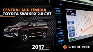 Central Multimídia  TOYOTA SW4 SRX 28 CVT 2017 [upl. by Alyehc251]