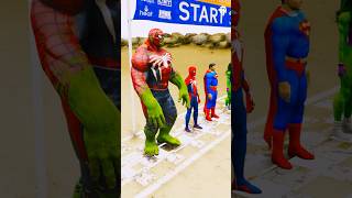 SPIDERMAN AND HULK SAVES BABY spiderman gta5 shorts [upl. by Cadmann]