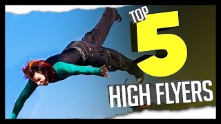 Top 5 WWE High Flyers Of All Time [upl. by Idhem]