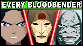 All Known Bloodbenders and Their Powers Explained  Avatar Every Bloodbender [upl. by Agate]