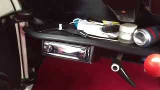 Classic Citroen 2CV 1990 Custom Car Audio Centre Install KenwoodInphaseDAB [upl. by Ganny]