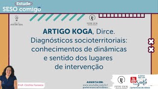 Diagnósticos socioterritoriais Dirce Koga EstudeSESOcomigo [upl. by Bendite]