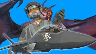 You Can Cyberbully at Mach 2 in VR Feat Mizora  VTOL VR EF24G [upl. by Zebedee]