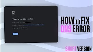 🌸How to fix DNS Website Error  WORKS 2024 ✅ [upl. by Mcneil]