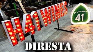 DiResta Trailer Marquee Light up Sign [upl. by Ellehsat]