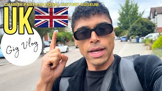 Ep 16 UK  national history museum  charity ball gig vlog [upl. by Kcirdlek]