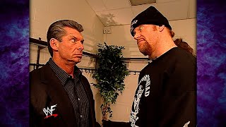 The Undertaker amp Vince McMahon Backstage Segment 11801 [upl. by Leahcimnaes]