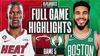 8 HEAT at 2 CELTICS  FULL GAME 5 HIGHLIGHTS  May 25 2023 [upl. by Easton]