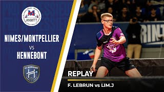 Félix Lebrun vs Lim Jonghoon  MontpellierNimes  Hennebont  PRO A [upl. by Ahseihs]