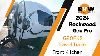 2024 Rockwood Geo Pro G20FKS Travel Trailer WalkThrough [upl. by Adiaroz960]