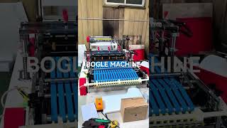 Full Automatic Poly Plastic PE Boot Cover Polyethylene Shoe Cover Making Machine [upl. by Notsgnal]