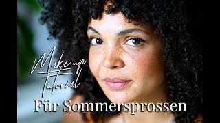 Make up Tutorial Sommersprossen schminken amp natürlich [upl. by Ingra]