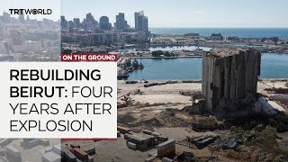 How much restoration has been done four years after the Beirut port explosion [upl. by Yrrehs558]