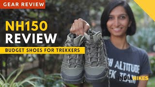 Quechua NH150 Hiking Trekking Shoe Review  Budget Trekking Shoes  Decathlon  Indiahikes [upl. by Bernete]