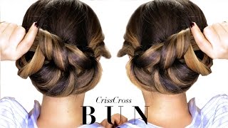 ★ 3Minute Elegant BUN Hairstyle Every Girl DOESNT ALREADY KNOW ★ Easy Updo Hairstyles [upl. by Alegnad]