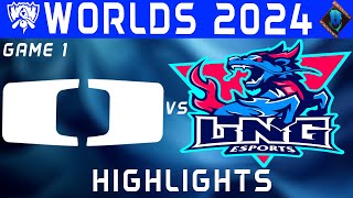 DK vs LNG Game 1 Highlights  Worlds Swiss Stage 2024  Dplus KIA vs LNG Esports by Onivia [upl. by Moguel]